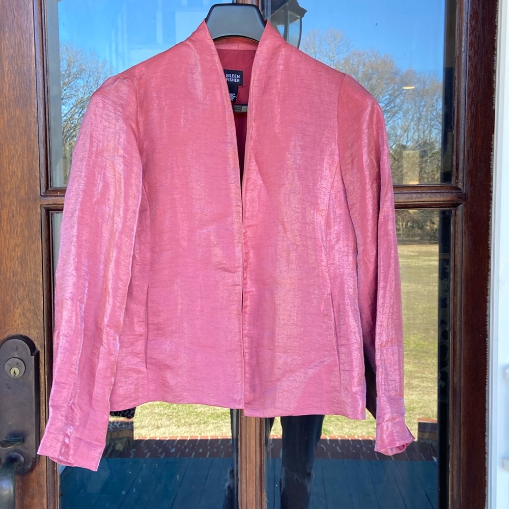 Eileen Fisher shawl collar‎ jacket. XS